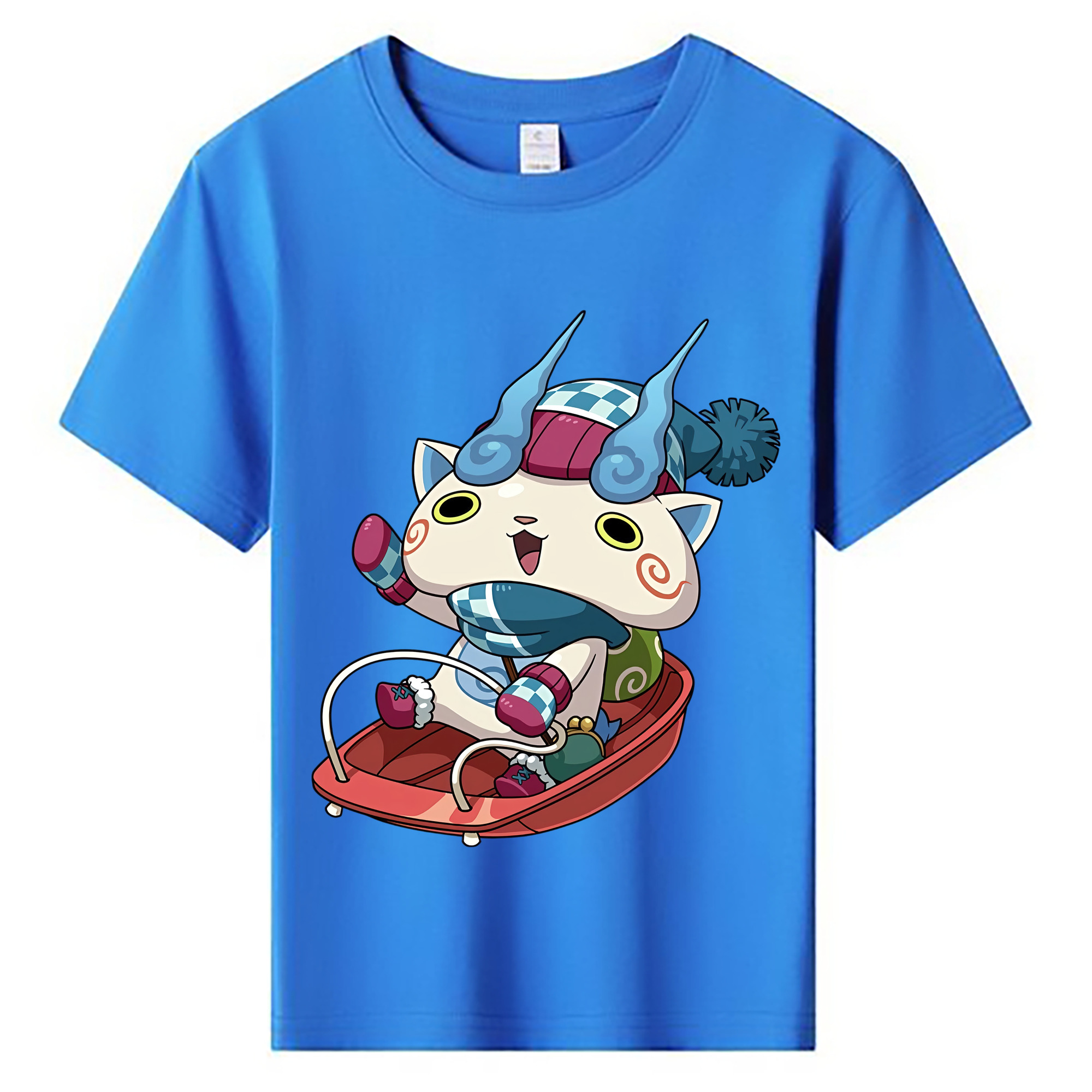 （画像用） 妖怪ウォッチ Yo-kai Watch 綿100％キッズTシャツ（フロントプリント）